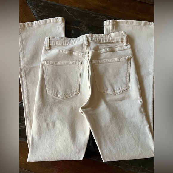 Zara Cream Flare & Wide Leg Jeans - Picture 3 of 4